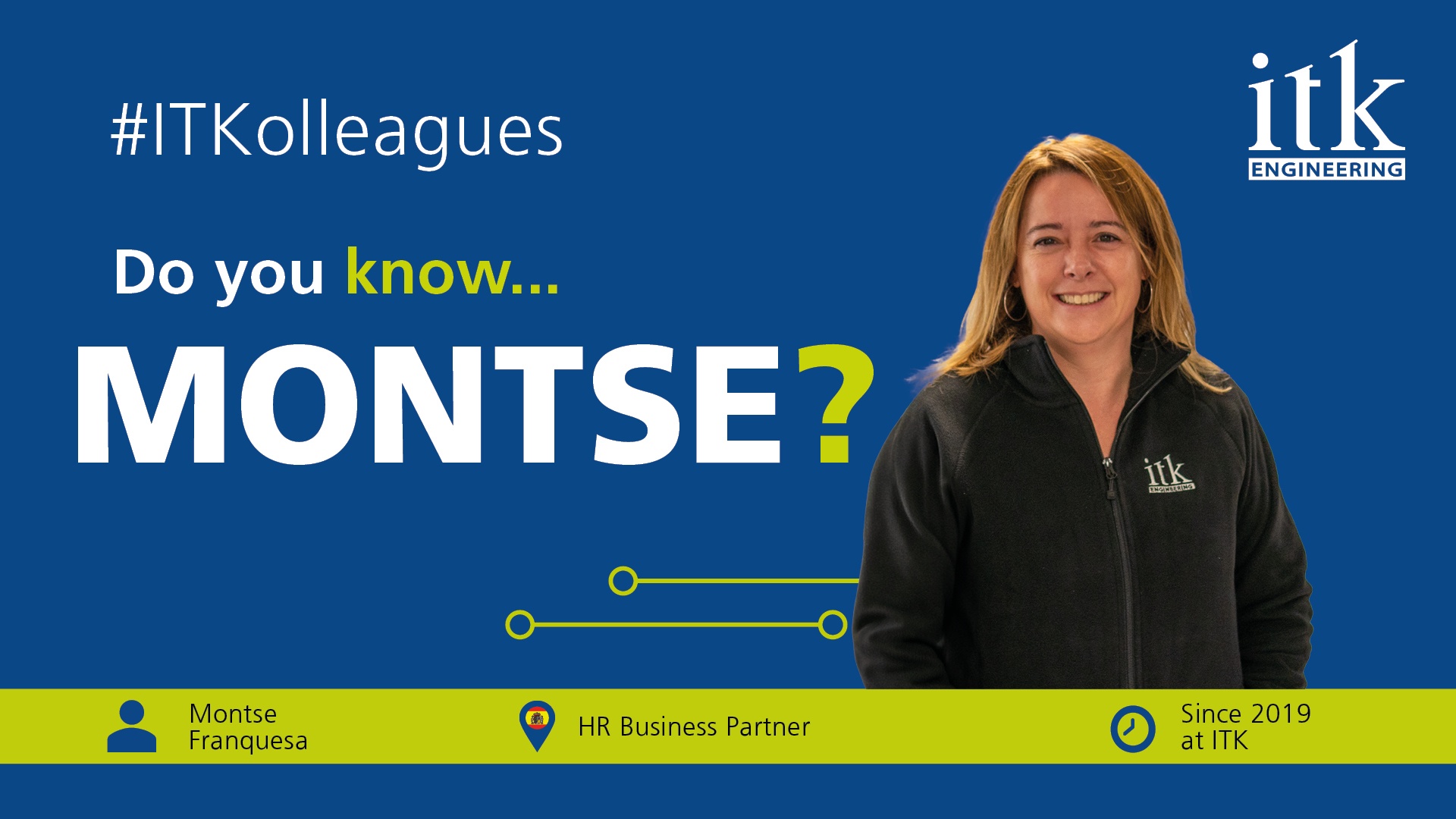 #ITKolleagues Cover: Montse Franquesa, HR Business Partner