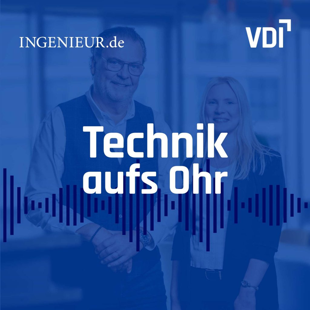 Titelbild des VDI-Podcasts "Technik aufs Ohr" in dem Lennart Wilms, ITK Experte für Smart Maintenance über die Potenziale und Herausforderungen intelligenter Instandhaltung spricht.